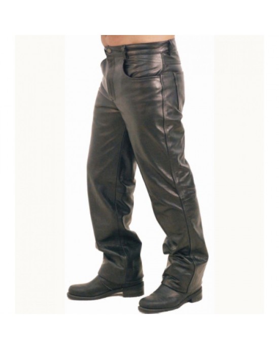 Fashion Leather Pant Men