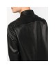 leather shirt jacket