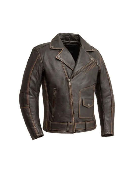 Men's Motorcycle Leather Jacket