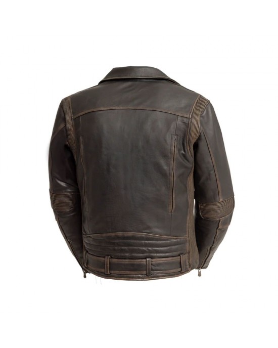 Men's Motorcycle Leather Jacket