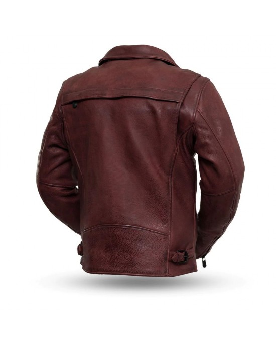 Night Rider - Men's Motorcycle Leather Jacket