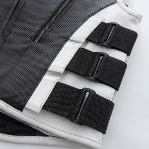 Men's Swat Style Motorcycle Leather Vest