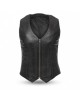 Women's Buckled Zip Front Vest 