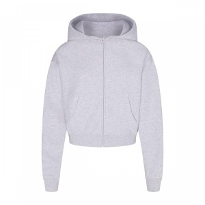 COTTON FLEECE ZIP UP HOODIE