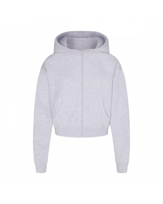 COTTON FLEECE ZIP UP HOODIE