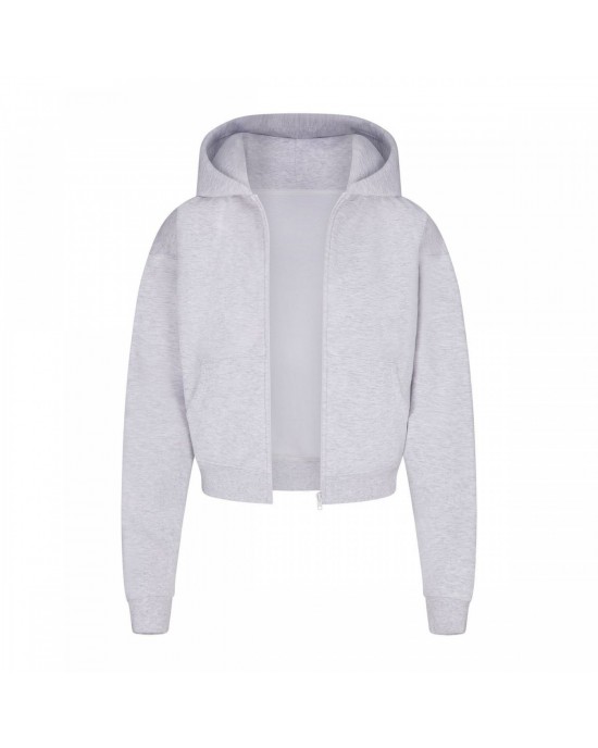 COTTON FLEECE ZIP UP HOODIE