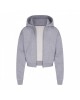 COTTON FLEECE ZIP UP HOODIE