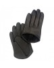 Half Palm leather driving gloves black