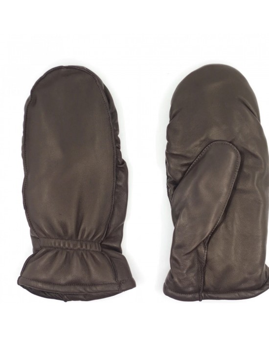 Lambskin Leather Outdoor Mittens Gloves