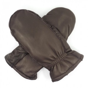 Lambskin Leather Outdoor Mittens Gloves