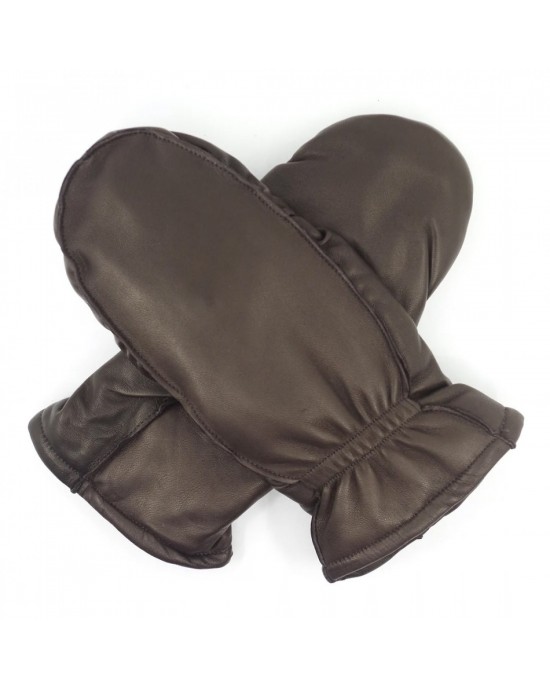 Lambskin Leather Outdoor Mittens Gloves