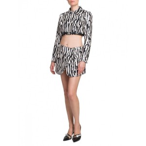  Zebra-Print Faux Leather Miniskirt | Wild & Edgy Fashion