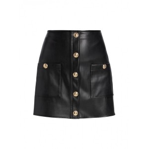 Truman Faux Leather Miniskirt