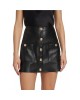 Truman Faux Leather Miniskirt