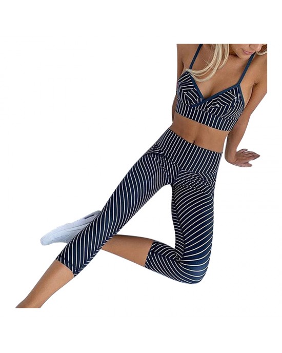 Women Color Print Yoga Set