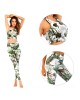 Women Color Print Yoga Set